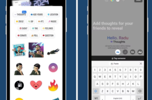 Facebook screen